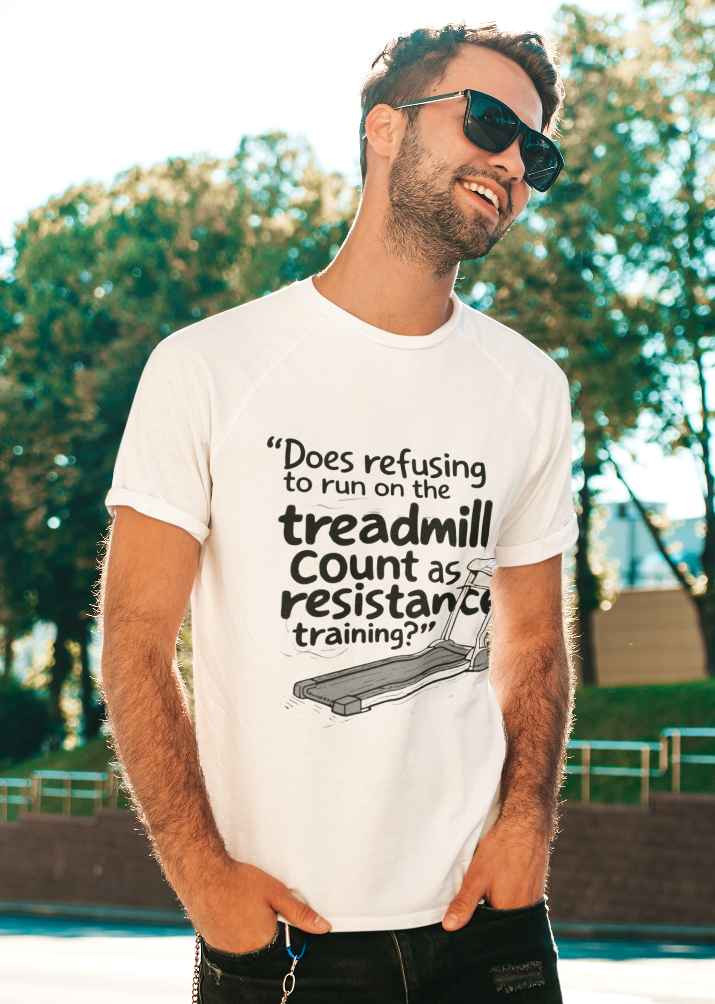 Does refusing to run on the treadmill count as resistance training ?